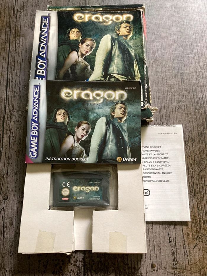 Eragon Nintendo Gameboy Advance complet FAH - photo numéro 3