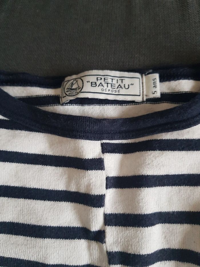 Tee shirt manche longue garcon petit bateau - photo numéro 3