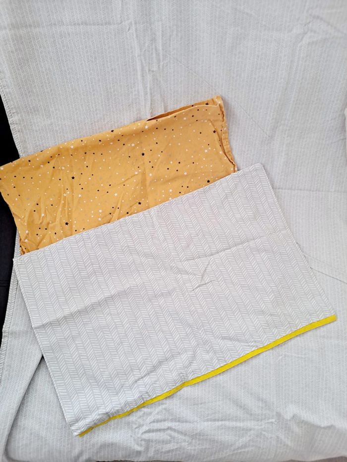 lot linge de lit bébé: drap, housses de couette, taies d'oreiller - photo numéro 6