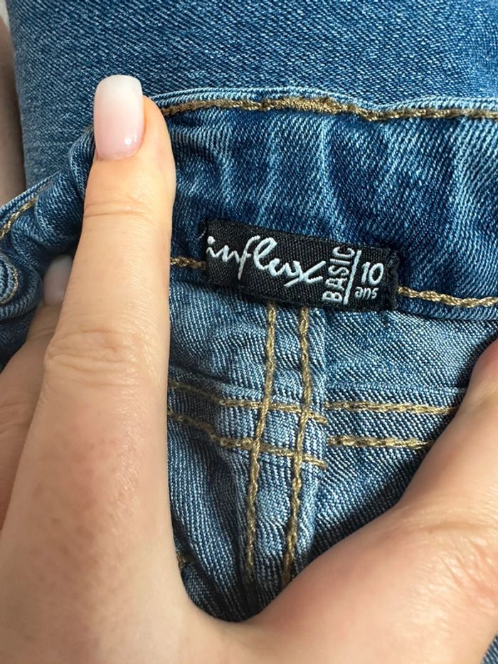 Jean denim droit bleu Influx 10 ans - photo numéro 8