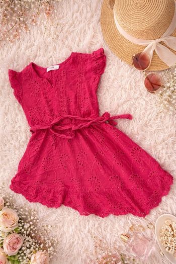 Robe été broderie anglaise 