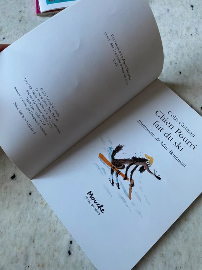 Livre Chien Pourri ! Fait du ski - photo numéro 3