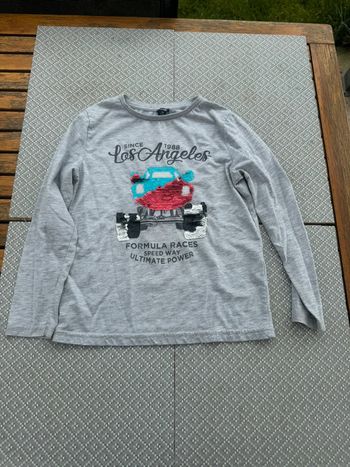 T-shirt manches longues 8 ans