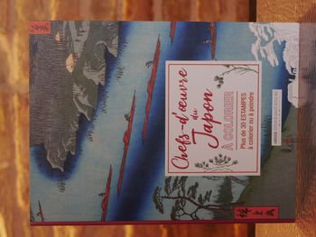 Chefs d'oeuvre et paysages du Japon à colorier