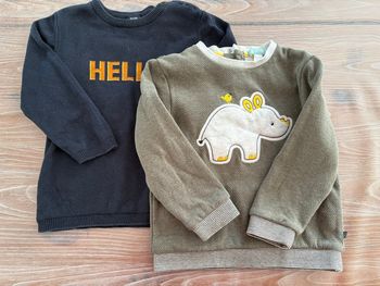 Lot de 2 pulls fins 36 mois