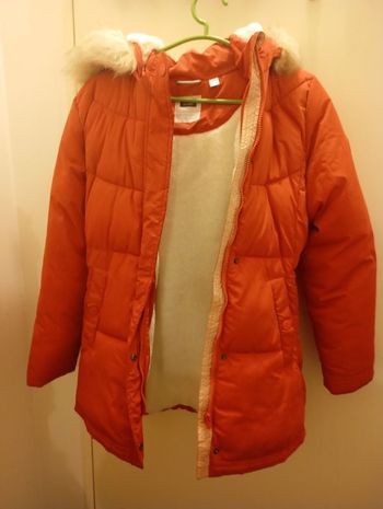Parka fille 14 ans Okaïdi rose corail