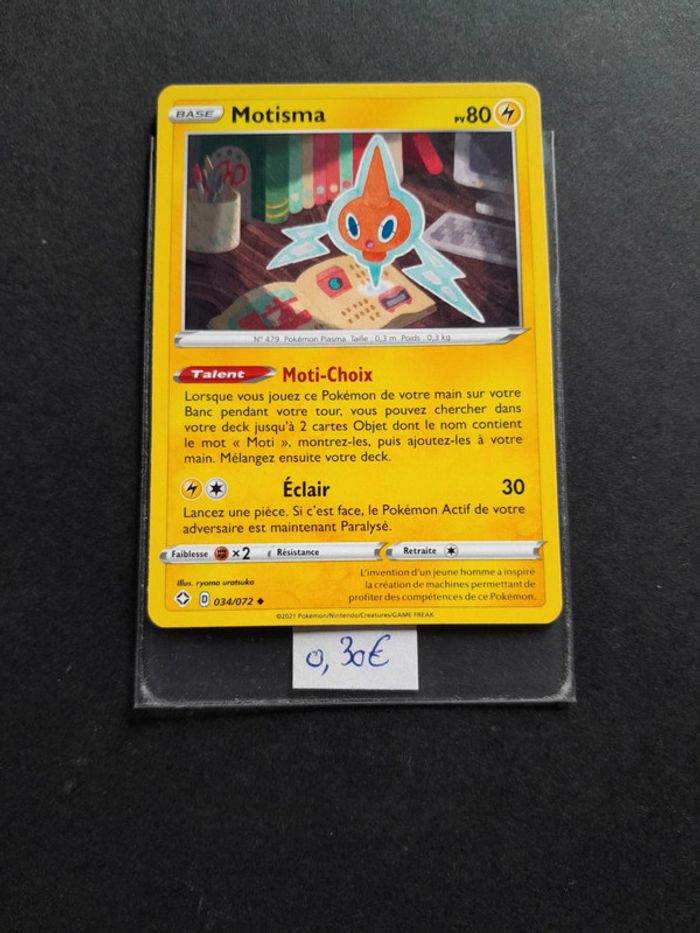 Carte Pokémon Motisma 34/072