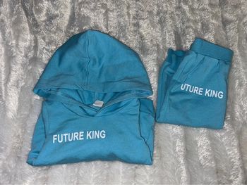 Ensemble sweat et jogging bleu