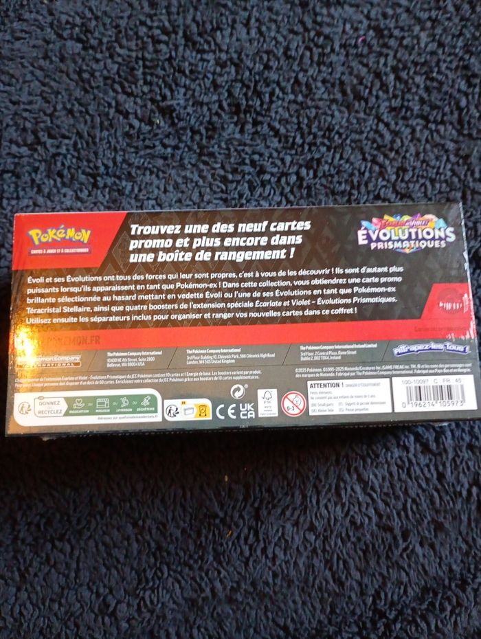Boîte Surprise Pokémon Évolutions Prismatiques – Écarlate & Violet – Neuve scellée - photo numéro 2