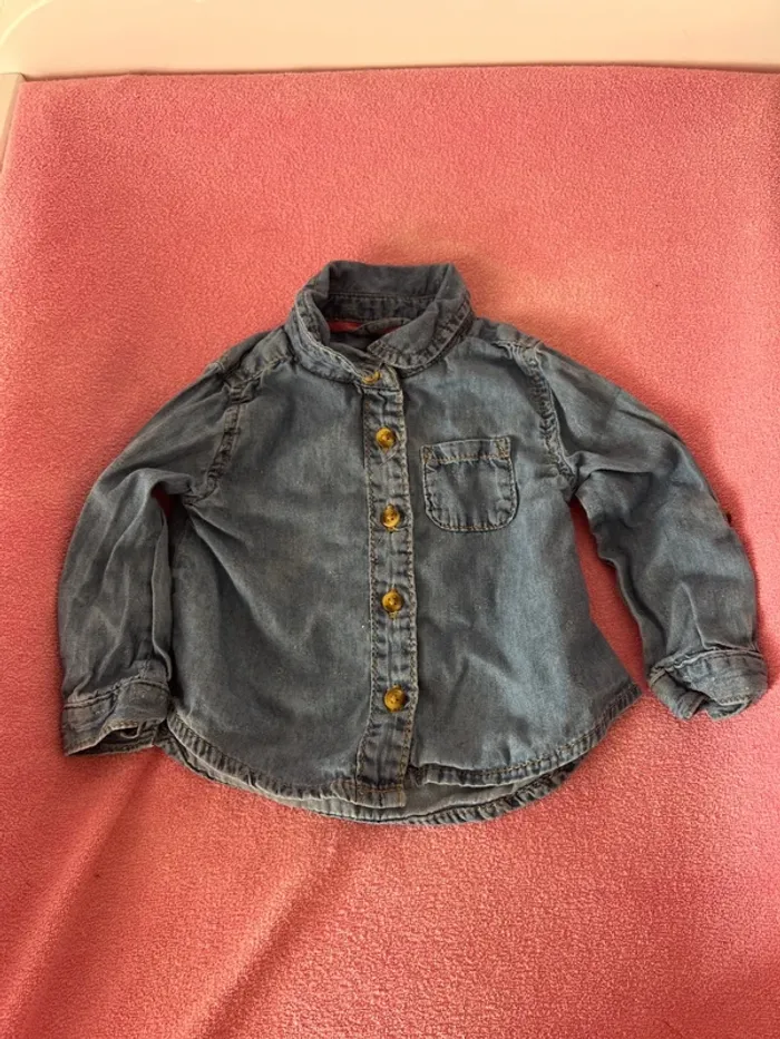 Lot de 2 blouses taille 6 mois - photo numéro 2