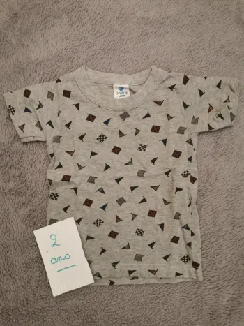 T-shirt gris F1 2 ans
