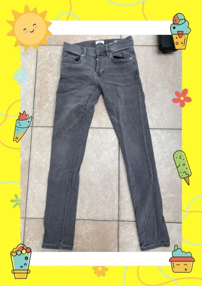 Jean slim #tom Jules gris