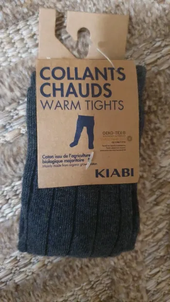 Collant gris bebe neuf