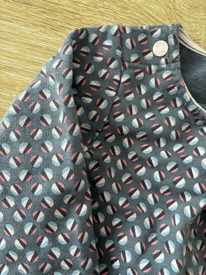 Robe violet pois OBAIBI t.6m - photo numéro 2