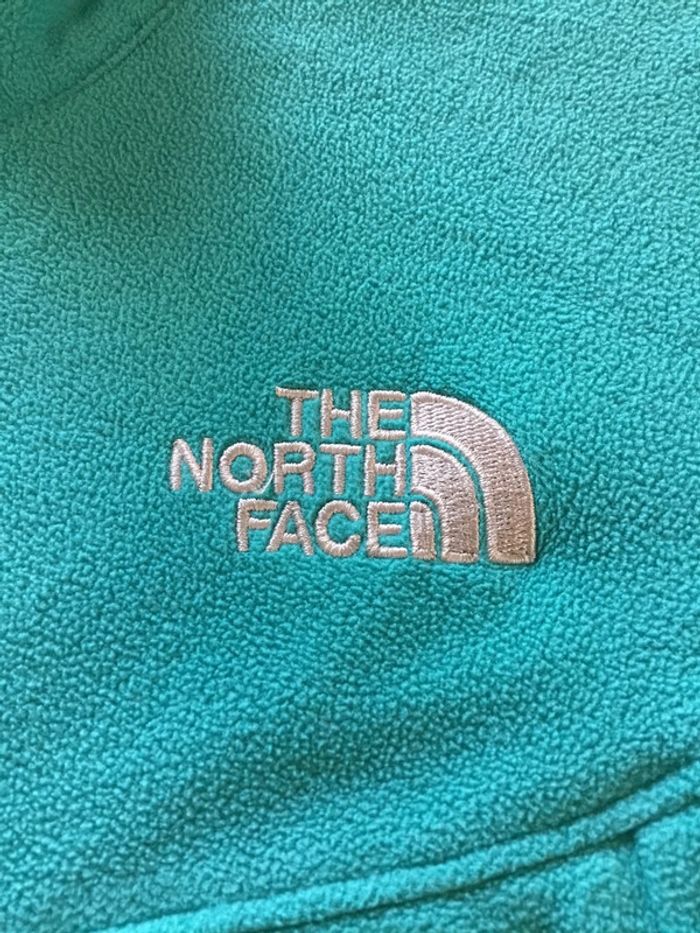 Veste polaire pour femme The North Face turquoise taille M 093 - photo numéro 4
