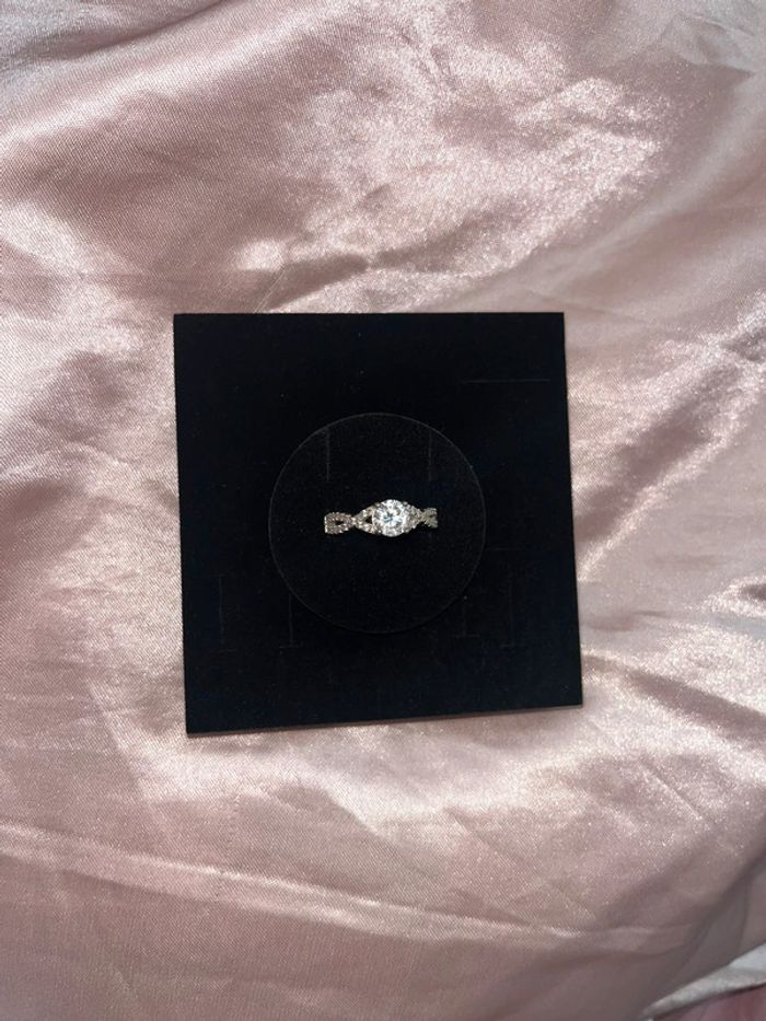 Bague Karin Argent Blanc Oxyde de Zirconium - photo numéro 2
