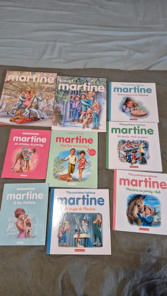 Grand lot livres martine