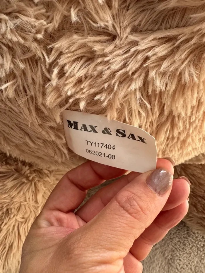 Grosse peluche nounours ourson Max & Sax - photo numéro 4