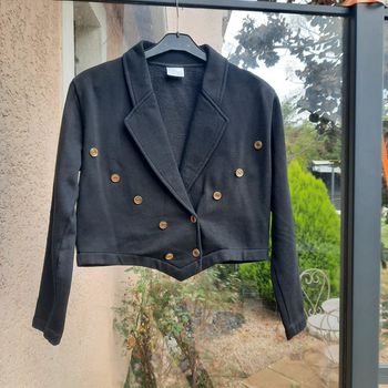 Blazer court y2k vintage noir T 38/40