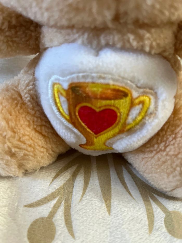 Petite peluche Bisounous Care Bears Gros champion vintage - photo numéro 3