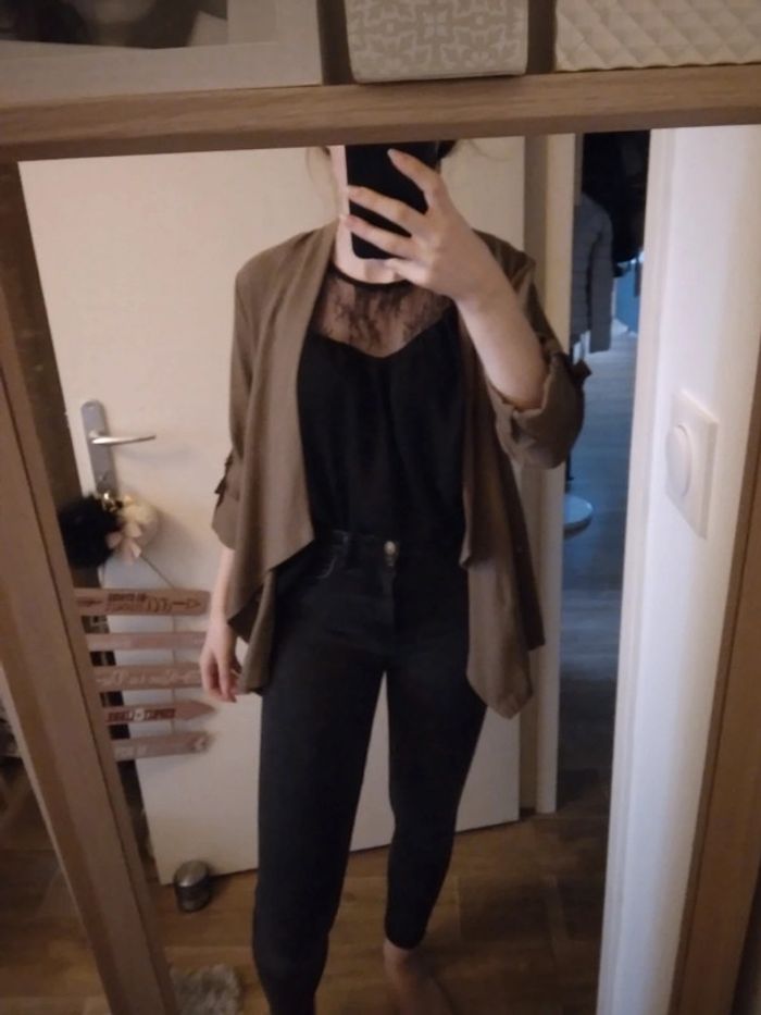 🌸Veste fluide kaki manches ¾ Pimkie neuf🌸 - photo numéro 3