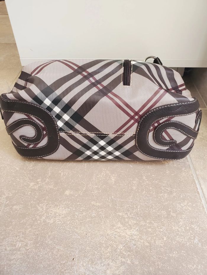Sac à main beige et marron - photo numéro 3