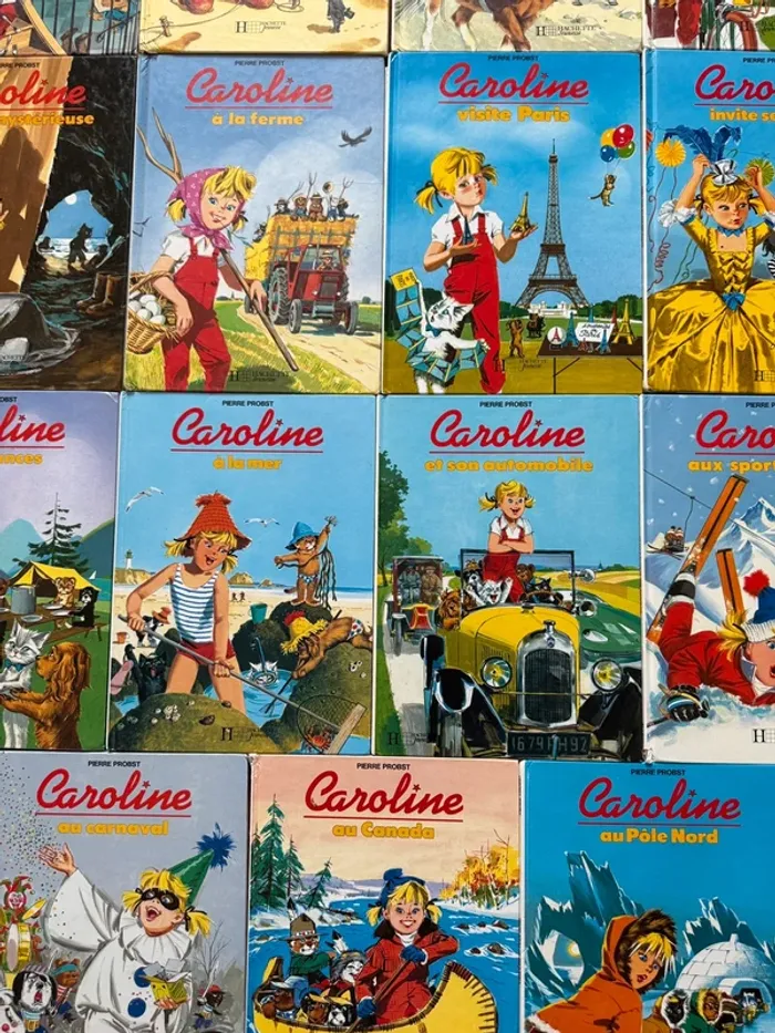 État moyen - Blanc vintage - Lot de 18 livres bd albums Caroline Pierre Probst - photo numéro 5