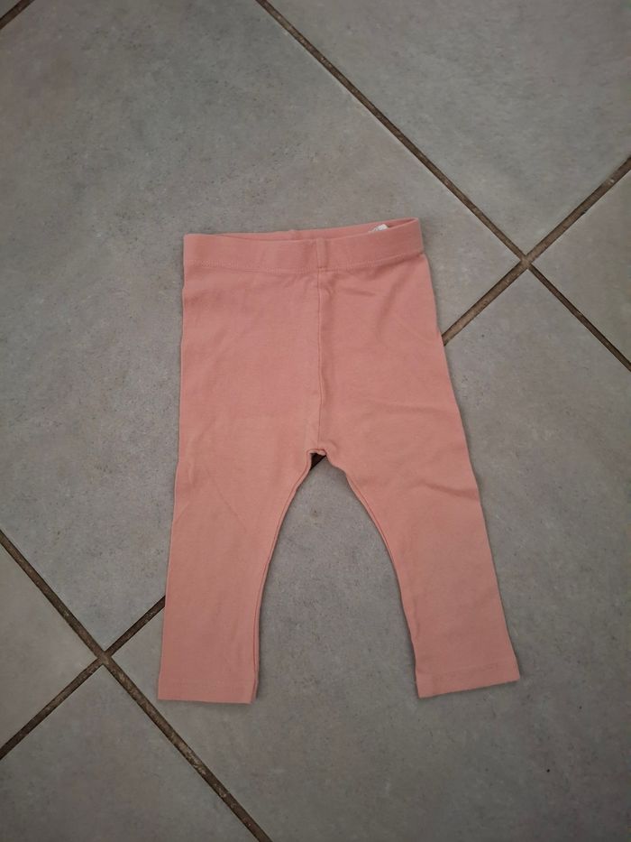 Leggings rose 12 mois