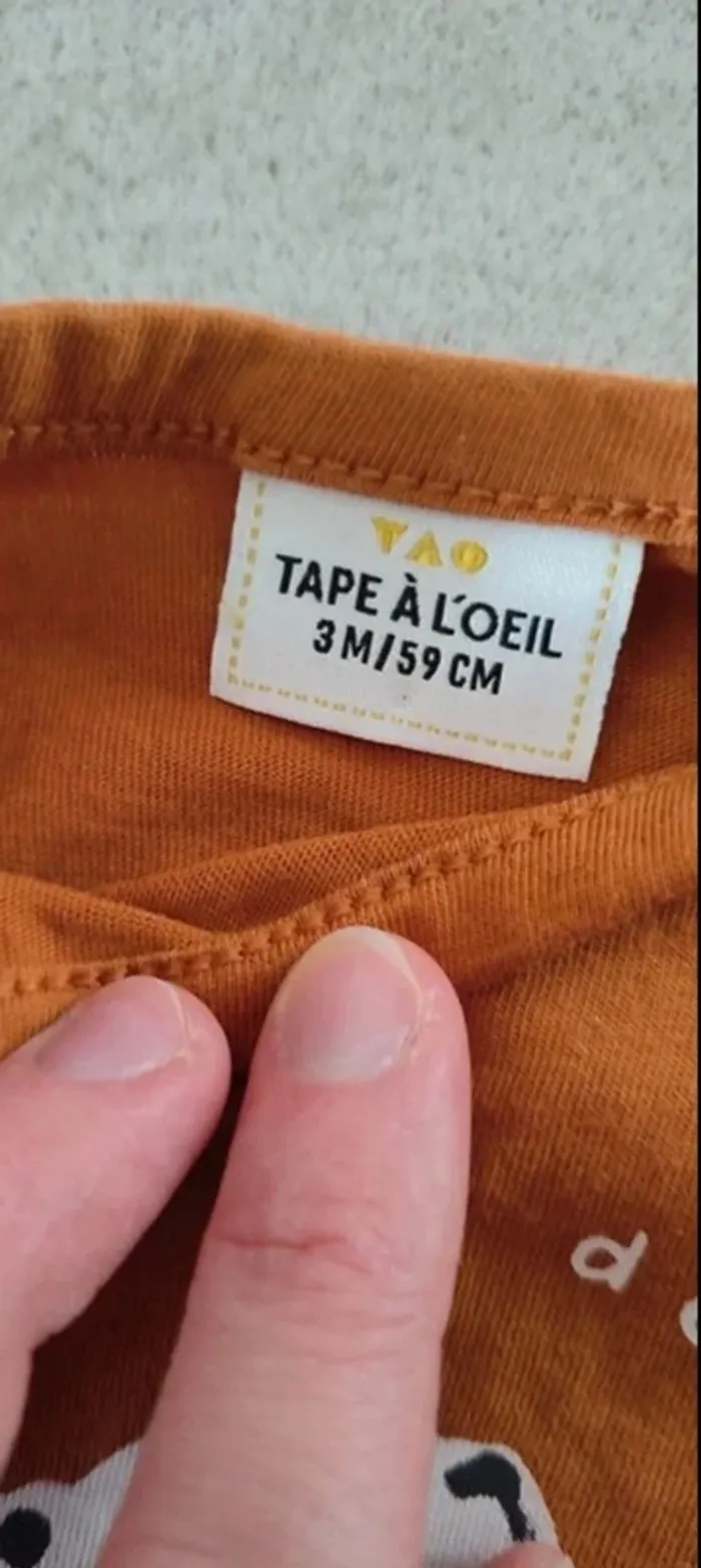 Gros lot de vêtements automne fille - taille 3 mois - 20 pièces - photo numéro 16
