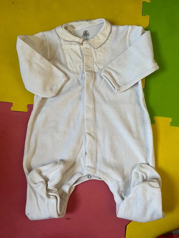 3 pyjamas 12 mois petit bateau velours - photo numéro 3