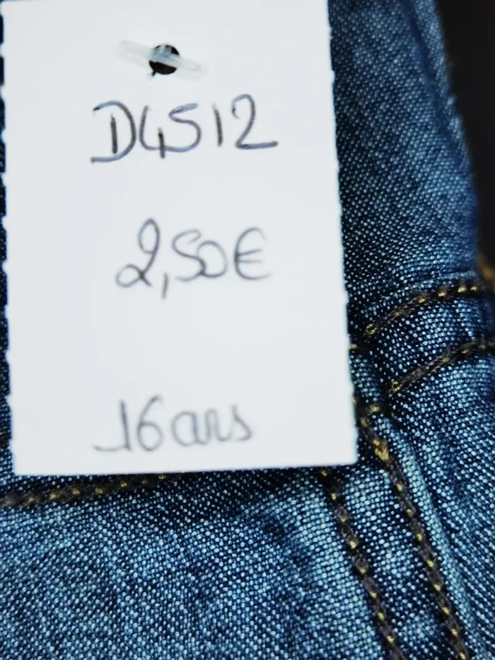 D4512 - jupe jeans fille 16 ans - photo numéro 3