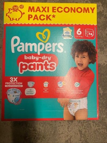 Pampers taille 6 pants