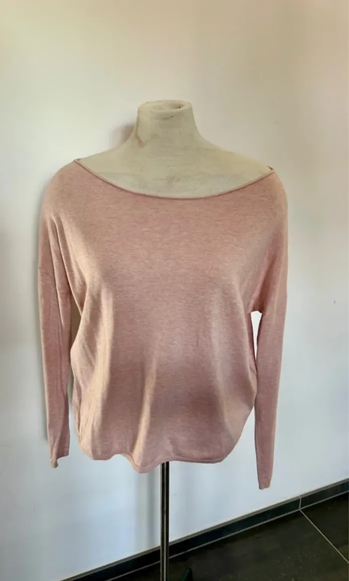Blouse les Essentiels rose XS-S