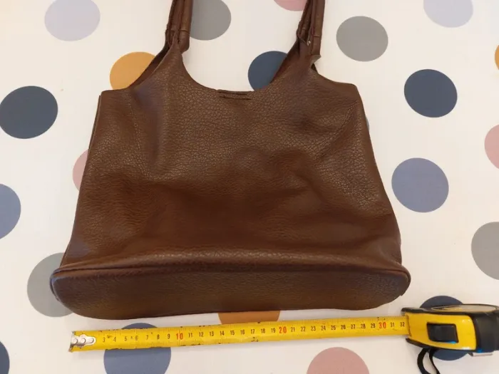 Sac à main et sa bourse marron - photo numéro 5