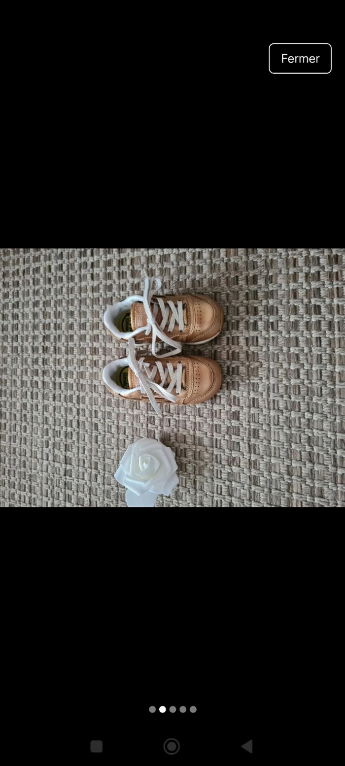 Basket chaussures bébé fille - photo numéro 2