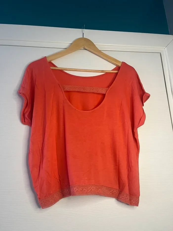 🔹 T-shirt Corail Fluide – Gémo 🔹 - photo numéro 2