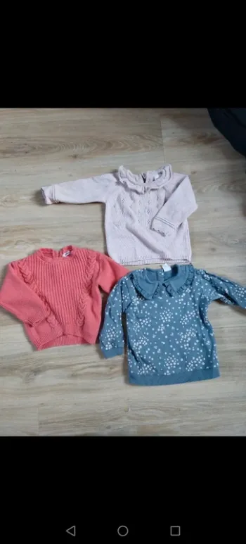 Pull et sweat 18 mois fille