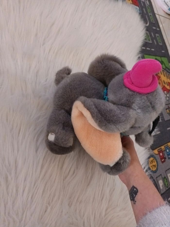 Peluche dumbo disneyland paris vintage - photo numéro 3