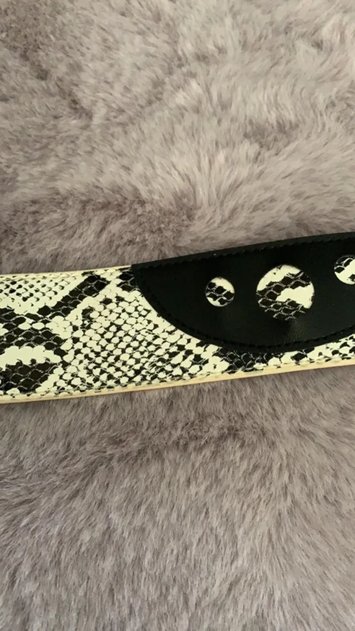 Ceinture femme motif python - photo numéro 4