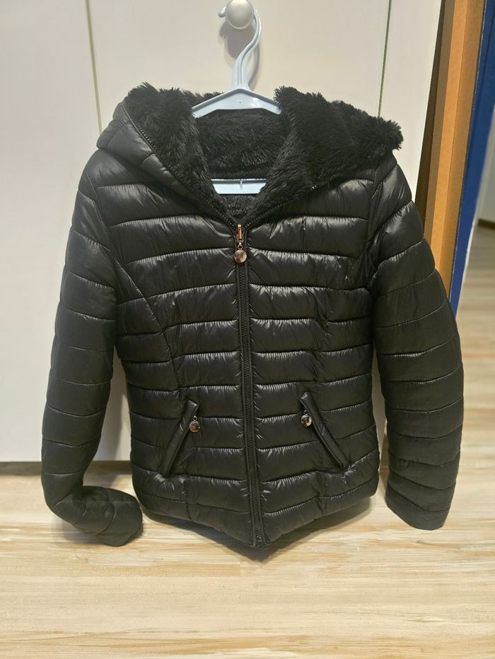Manteau fourrure / doudoune réversible