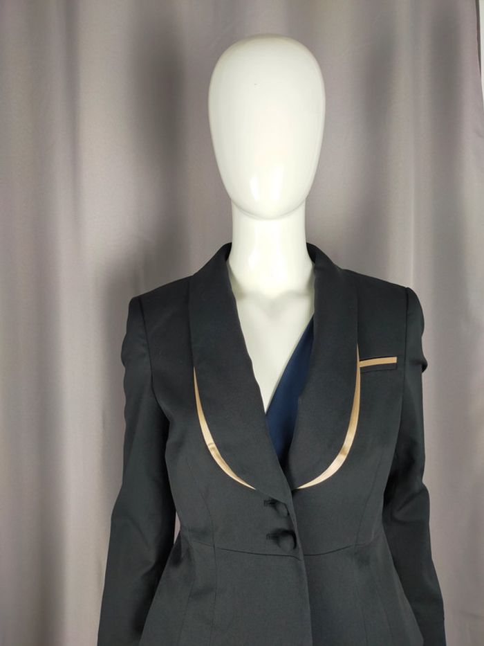 Veste tailleur noire – DE.CORP by Esprit – T. 38 - photo numéro 17