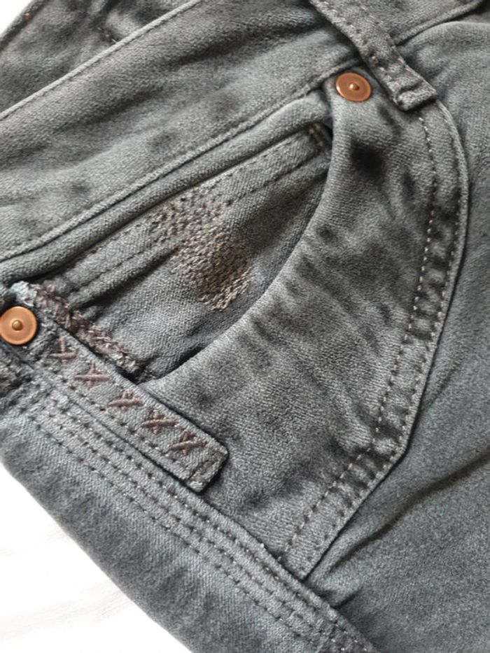 Pantacourt femme gris marque School Rag taille 26 - photo numéro 5