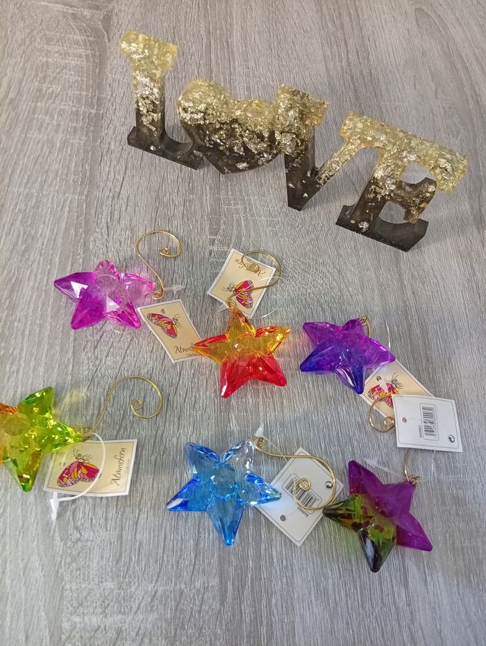 Joli lot de 6 décos de Noël pour sapin où autres