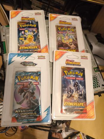 Paquet de 10 cartes booster Pokémon aventure ensemble étincelle deferlante AB