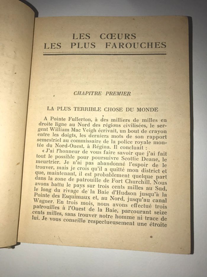 Ancien livre Les cœurs les plus farouches - photo numéro 5