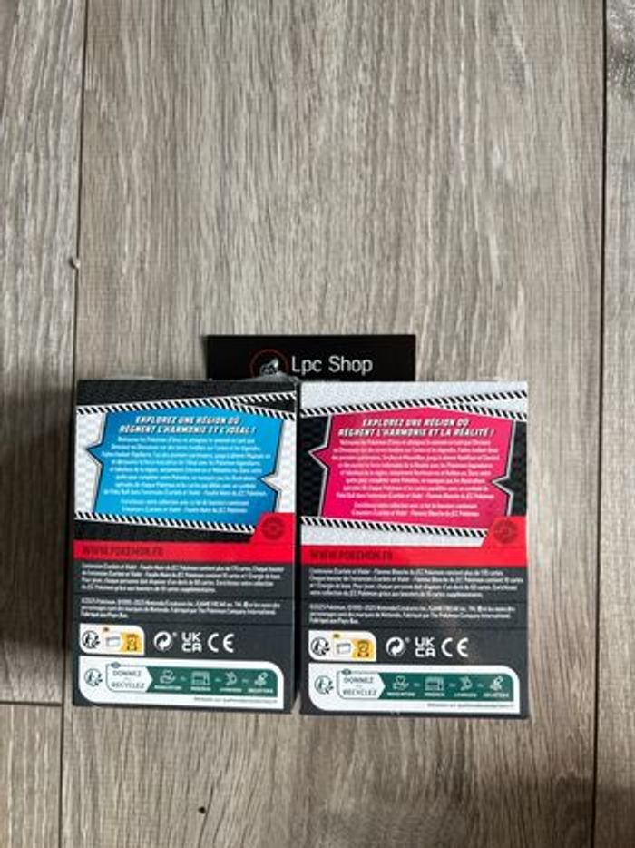 POKÉMON - LOT 2 BUNDLE - FOUDRE NOIR ET FLAMME BLANCHE - EV10.5 FR NEUF & SCELLE - photo numéro 2