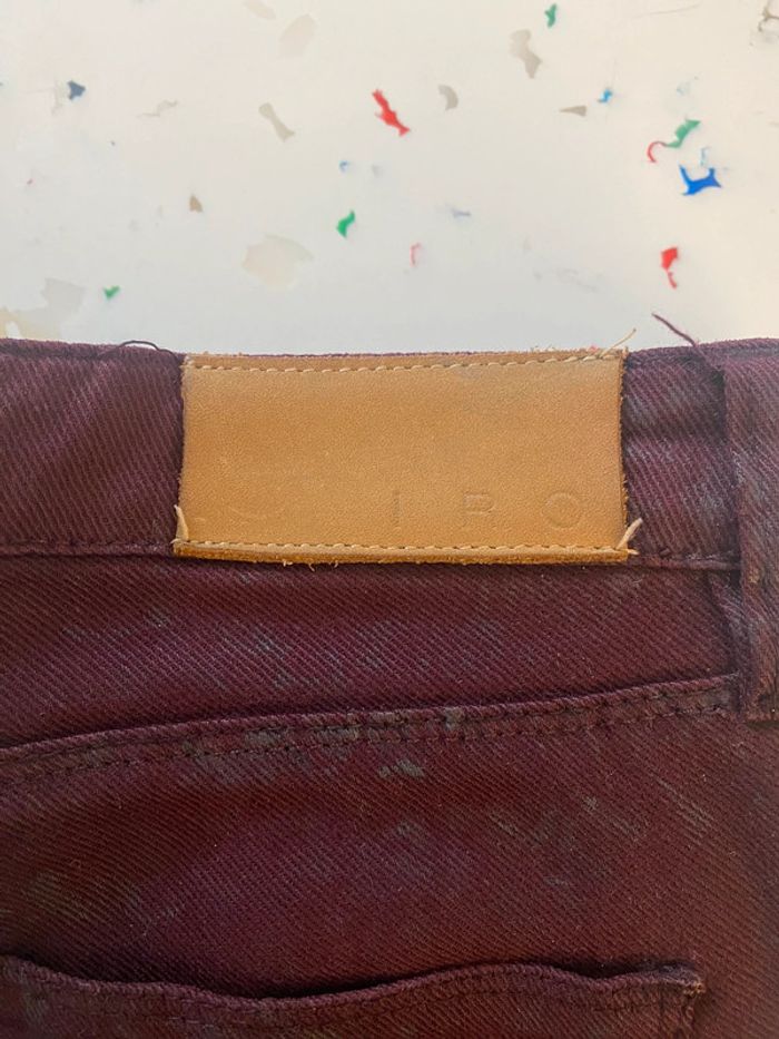 Jean slim violet Iro taille 26 - photo numéro 3