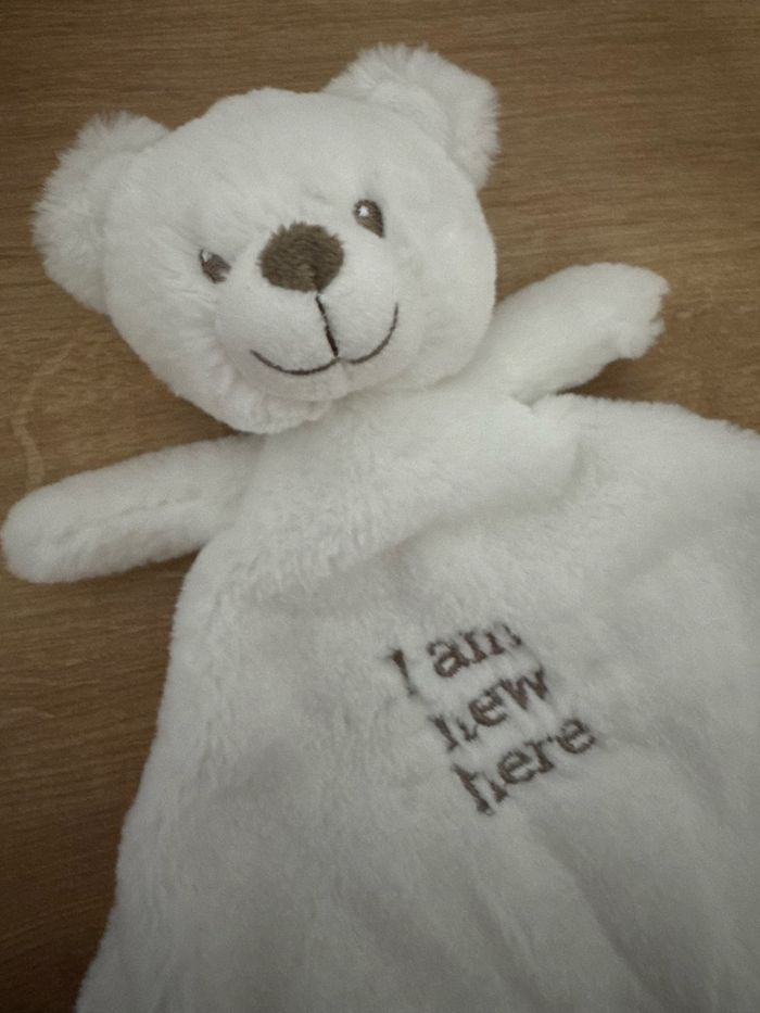 Doudou plat pour bébé - idéal en cadeau de naissance - photo numéro 5