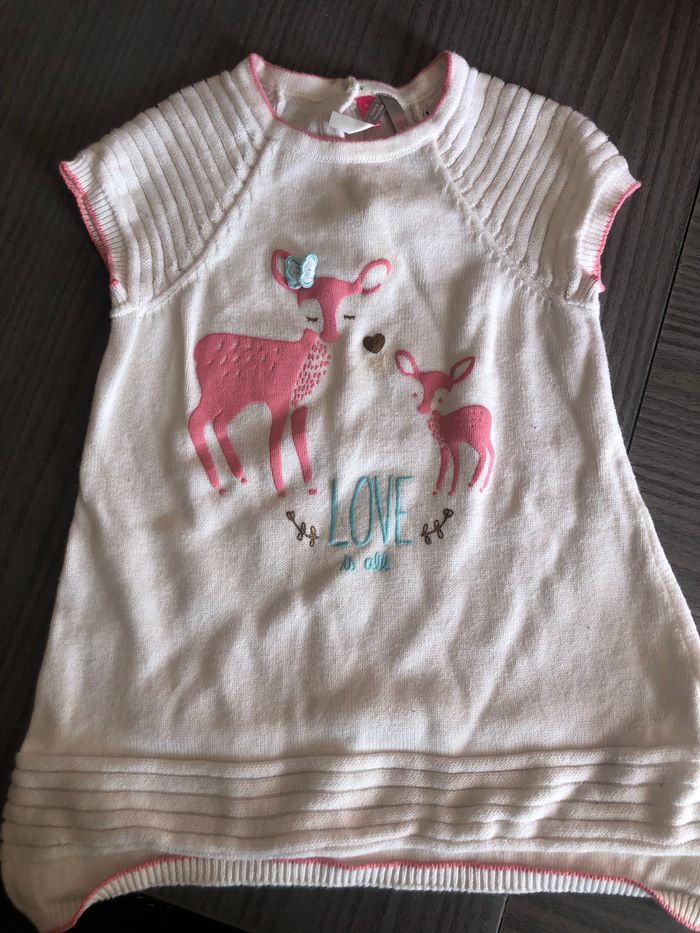Robe pull 9 mois « rennes »