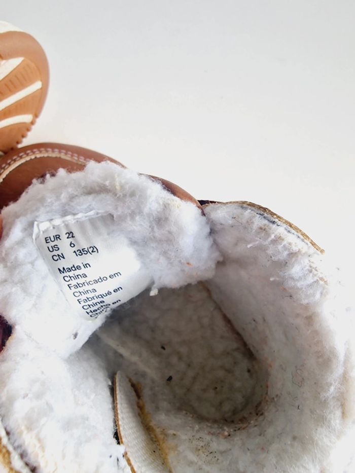 H&M - Baskets hautes doublées, à lacets - Pointure : 22 - photo numéro 7